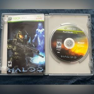 XBOX 360 preloved video game Halo 3 platinum hits